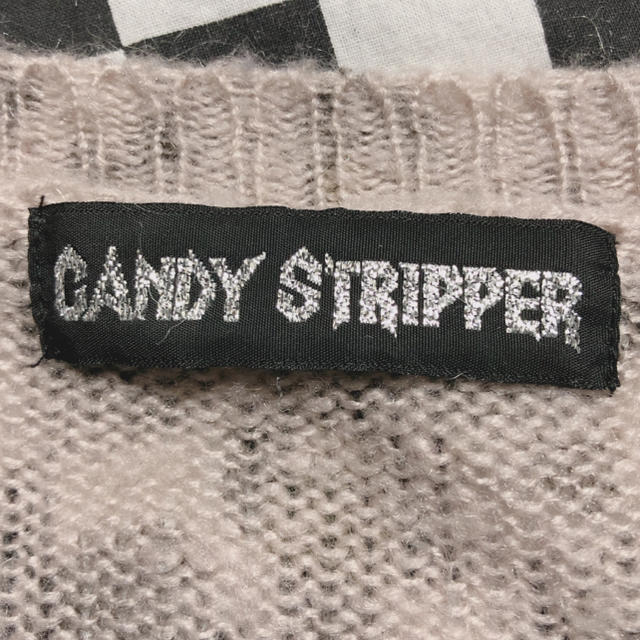 Candy Stripper(キャンディーストリッパー)のCandy Stripper / レオパード柄モヘアカーディガン レディースのトップス(カーディガン)の商品写真