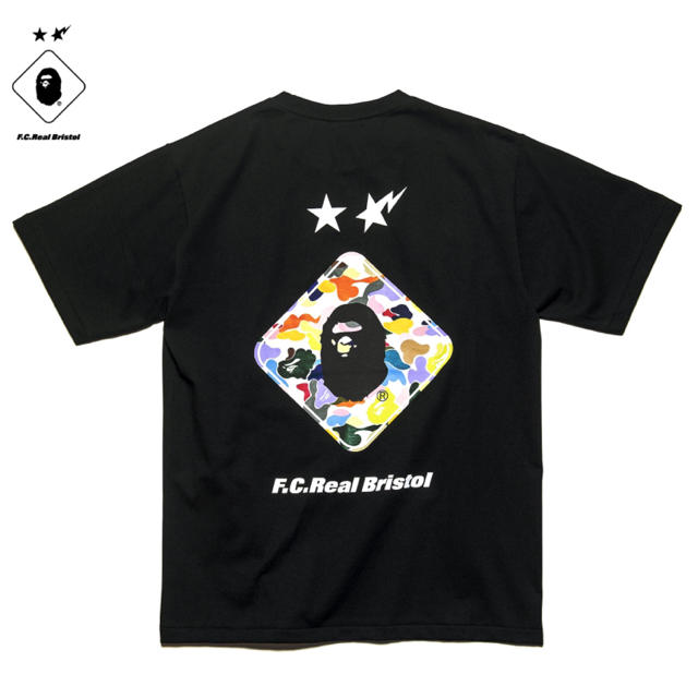 F.C.R.B.(エフシーアールビー)のBAPE x F.C.R.B. BACK EMBLEM TEE Mサイズ メンズのトップス(Tシャツ/カットソー(半袖/袖なし))の商品写真