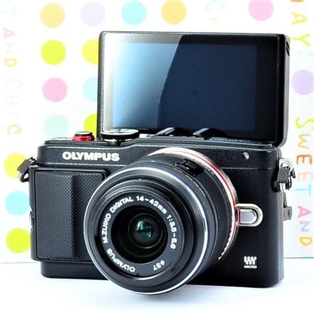 OLYMPUS(オリンパス)の✨お洒落な本格ミラーレス✨オリンパス OLYMPUS E-PL6 スマホ/家電/カメラのカメラ(ミラーレス一眼)の商品写真