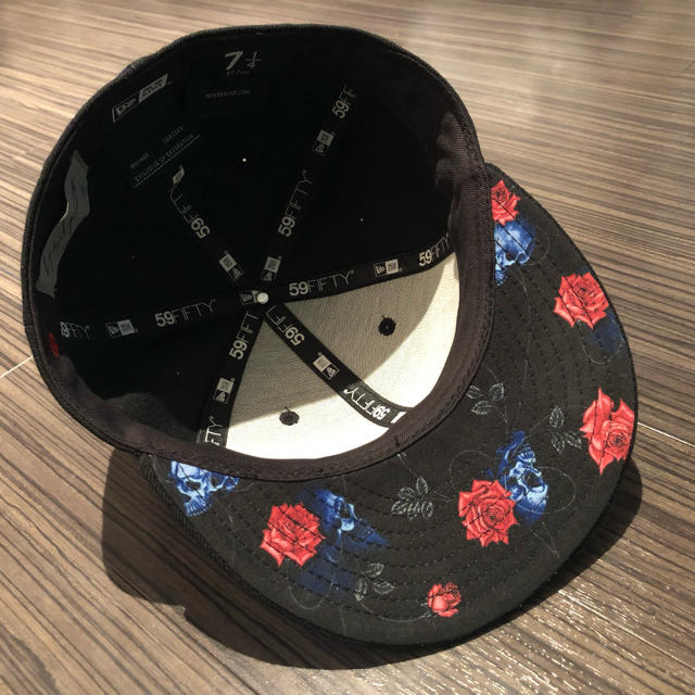 39syYohji Yamamoto newera スカルローズ 57.7cm