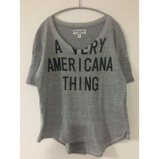 アメリカーナ(AMERICANA)のAmericana/アメリカーナ/VネックTシャツ(Tシャツ(半袖/袖なし))