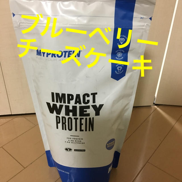 MYPROTEIN(マイプロテイン)のマイプロテイン   INPACT  ホエイ ブルーベリーチーズケーキ  1kg コスメ/美容のダイエット(ダイエット食品)の商品写真