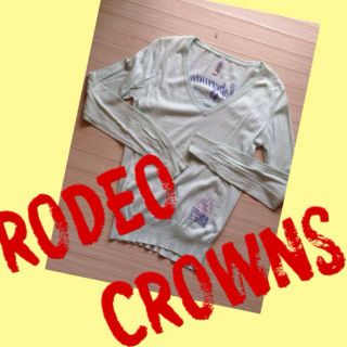 ロデオクラウンズ(RODEO CROWNS)のロデオ薄手ニットカットソー(カットソー(長袖/七分))