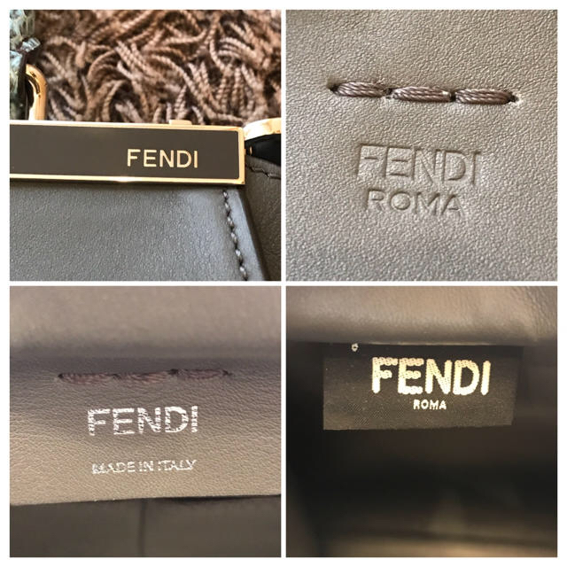 FENDI(フェンディ)の★美品★ フェンディ トロワジュール パイソンハンドル レディースのバッグ(ハンドバッグ)の商品写真