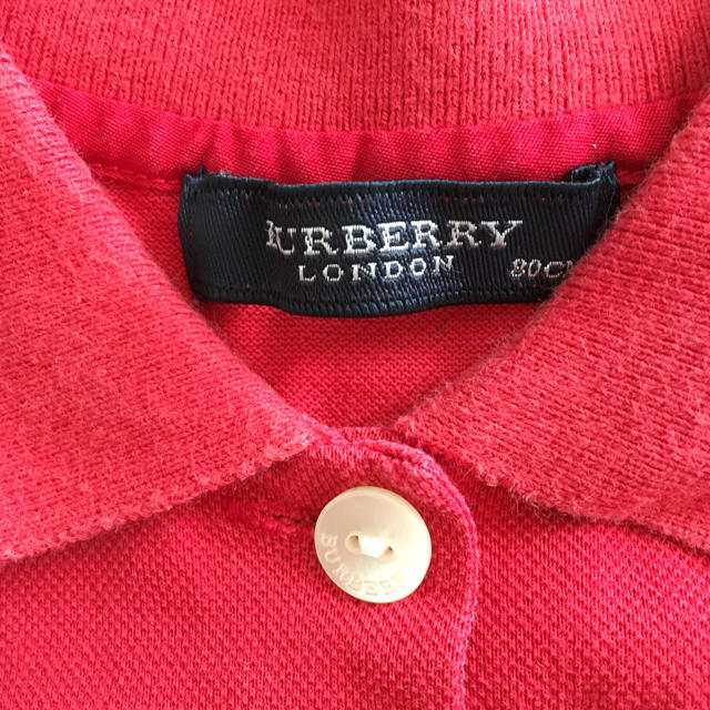 BURBERRY(バーバリー)のバーバリー ノースリーブワンピース  80cm キッズ/ベビー/マタニティのベビー服(~85cm)(ワンピース)の商品写真