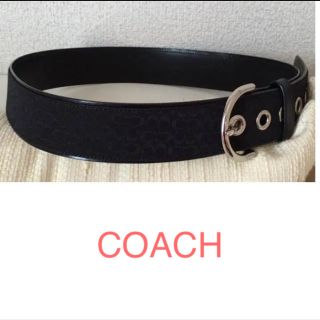 コーチ(COACH)の数回使用☆美品☆本物コーチCOACH革ベルト☆レザー☆女性☆サイズS(ベルト)