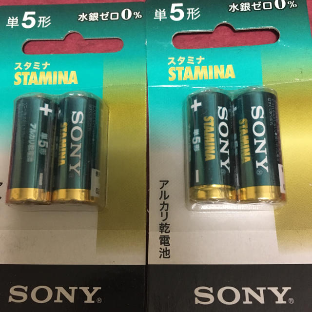 SONY(ソニー)の単5形 SONY乾電池 スマホ/家電/カメラの生活家電(その他)の商品写真