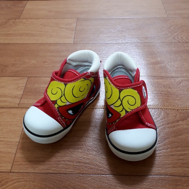 HYSTERIC MINI(ヒステリックミニ)のもえのかあちゃん様専用❤セール❤スニーカー☆14㎝　赤 キッズ/ベビー/マタニティのベビー靴/シューズ(~14cm)(スニーカー)の商品写真