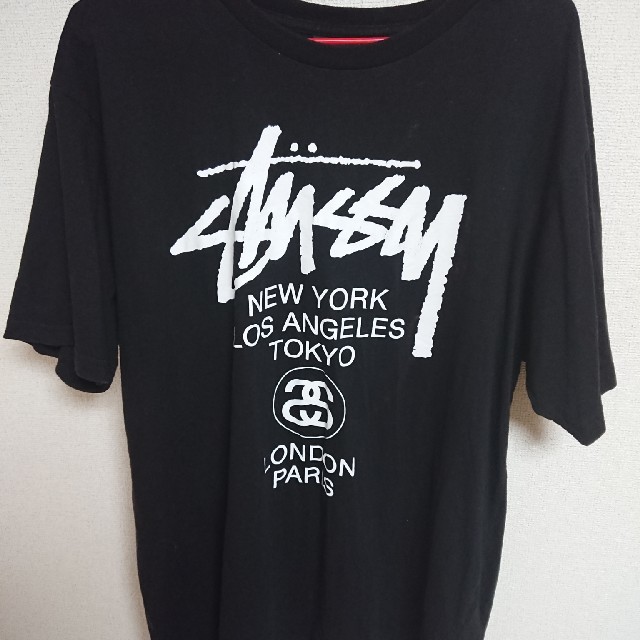 STUSSY(ステューシー)のSTUSSY Tシャツ 黒 レディースのトップス(Tシャツ(半袖/袖なし))の商品写真