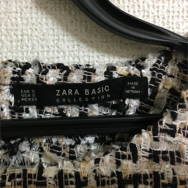 ZARA(ザラ)のツィードカットソー レディースのトップス(カットソー(半袖/袖なし))の商品写真