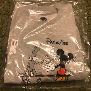 シュプリーム(Supreme)のparadis3 get high crew  グレー XL ミッキー(スウェット)