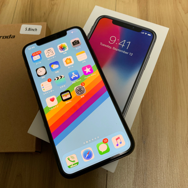 iPhone x 64gb simフリー