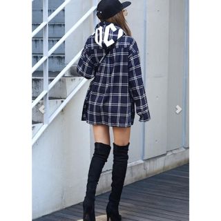 Rady - 5%オフクーポン最終日❤️ ミラーナイン チェックシャツの ... ミラーナイン チェックシャツ