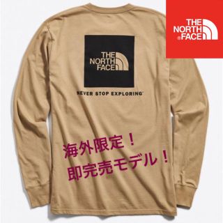 ザノースフェイス(THE NORTH FACE)の海外限定 THE NORTH FACE BOX LOGO 長袖  ケルプタン(Tシャツ/カットソー(七分/長袖))