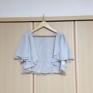 【新品】フリルレース付きボレロ(ボレロ)