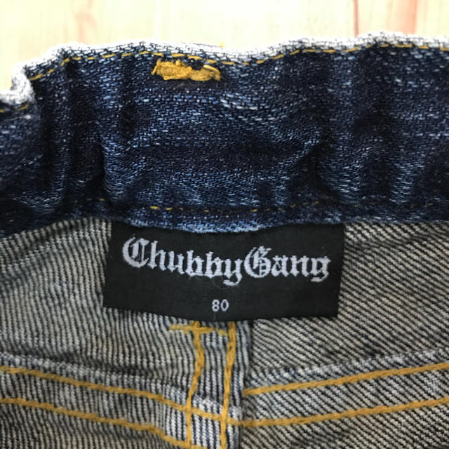 CHUBBYGANG(チャビーギャング)のChubby Gang デニム 80センチ キッズ/ベビー/マタニティのベビー服(~85cm)(パンツ)の商品写真