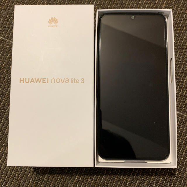 HUAWEI nova lite 3　black　　　新品未使用品