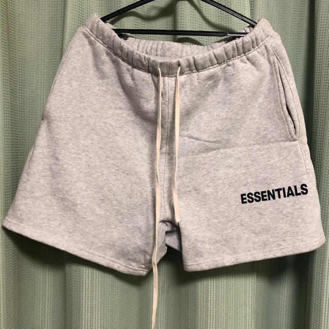 fog essentials ロゴハーフパンツ グレー M - ショートパンツ