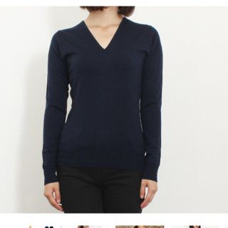 ジョンスメドレー(JOHN SMEDLEY)の新品  ジョンスメドレー  Ｖネックニット(ニット/セーター)