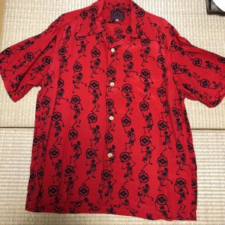 エビス(EVISU)の値下げ！EVISU(エヴィス)和柄スカルのアロハシャツ♪(シャツ)