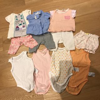 ベビーギャップ(babyGAP)の女の子お洋服11点まとめ売り サイズ70(ロンパース)