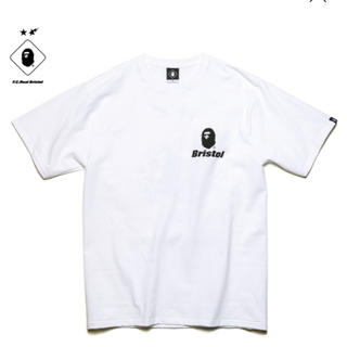 エフシーアールビー(F.C.R.B.)のFCRB×APE XL ホワイト 新品未使用タグ付き(Tシャツ/カットソー(半袖/袖なし))