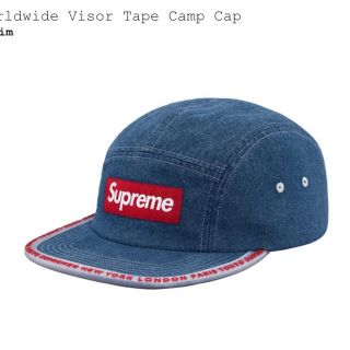 シュプリーム(Supreme)のSupreme Worldwide Visor Tape Camp Cap(キャップ)