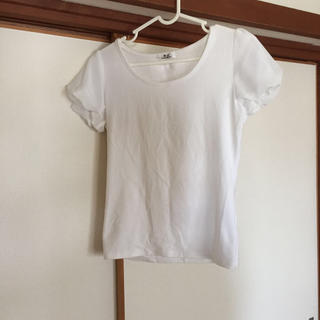 アールエフ(R・F)の肩シフォン バックリボンT(Tシャツ(半袖/袖なし))