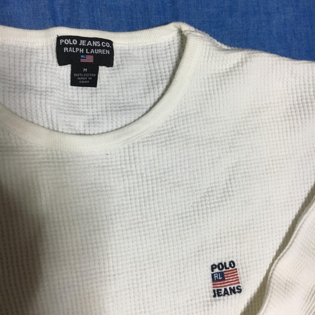 POLO RALPH LAUREN(ポロラルフローレン)のラルフローレン コットンカットソーMサイズ メンズのトップス(Tシャツ/カットソー(七分/長袖))の商品写真