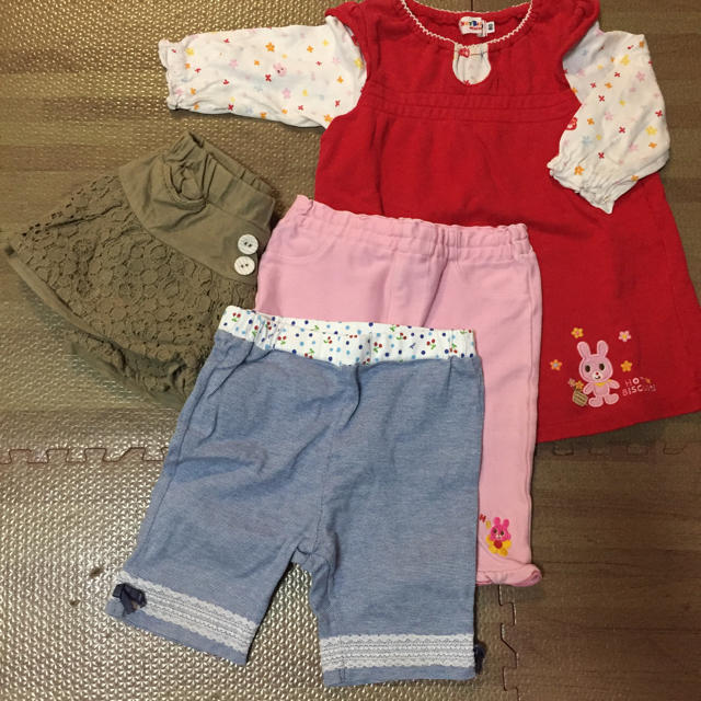 mikihouse(ミキハウス)のミキハウス 春物 中古 80 キッズ/ベビー/マタニティのベビー服(~85cm)(パンツ)の商品写真