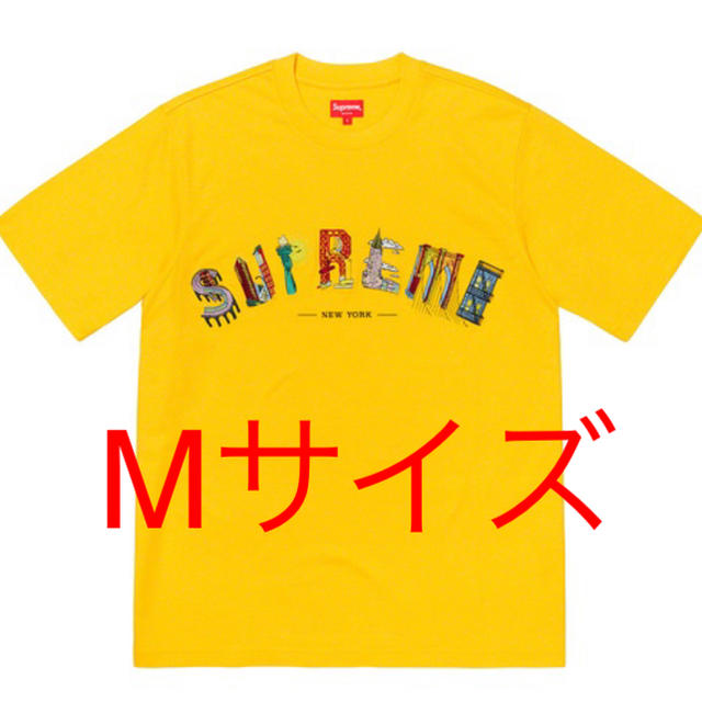 新品未開封色supreme City Arc Tee yellow Mサイズ