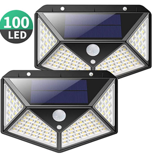 【送料無料】センサーライト 100LED(2個セット)(その他)