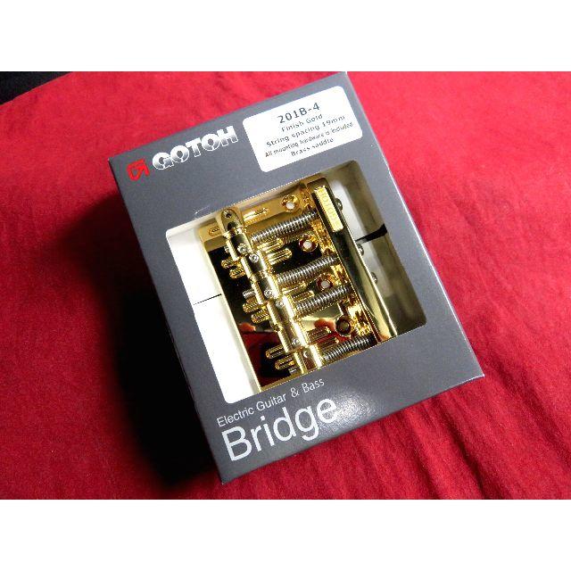 ★新品セール★GOTOH／201B-4-GG◆国産高品質 ベース ブリッジ G 楽器のベース(エレキベース)の商品写真