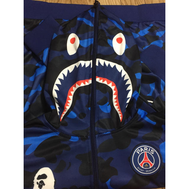 BAPE x PSG パリ・サンジェルマン シャークパーカー M