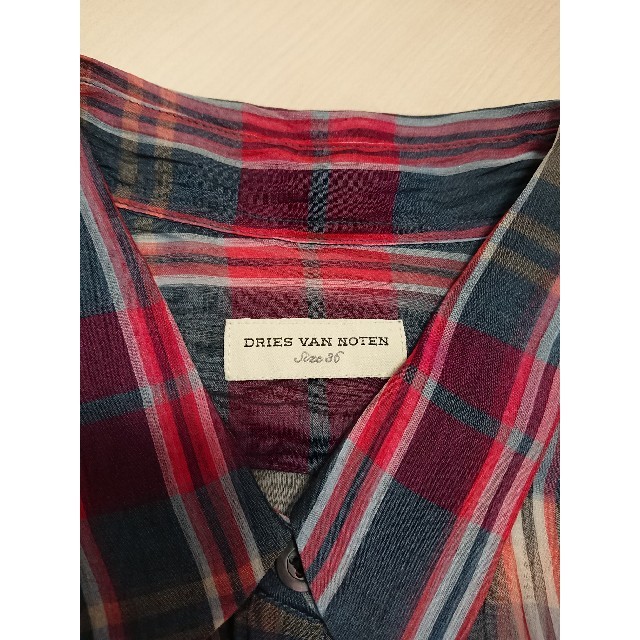 DRIES VAN NOTEN(ドリスヴァンノッテン)の【HIKARI様専用】DRIES VAN NOTEN ドリス  チェックシャツ
 レディースのトップス(シャツ/ブラウス(長袖/七分))の商品写真