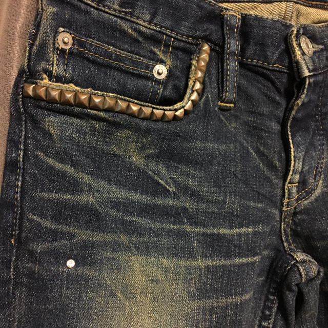 【初期】HYSTERIC glamour studs denim