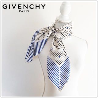 ジバンシィ(GIVENCHY)のGIVENCHY ◆ スカーフ 80s-90s ヴィンテージ ◆ 未使用美品(バンダナ/スカーフ)