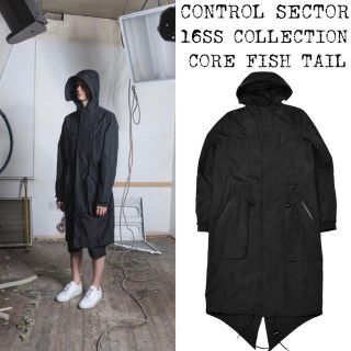 ★美品★定価約¥3万★CONTROL SECTOR★ナイロン モッズコート★黒(モッズコート)