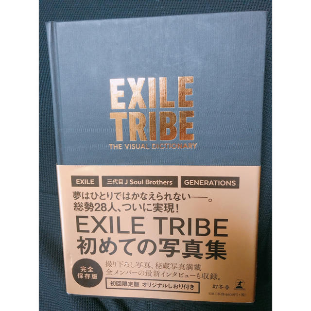 EXILE TRIBE(エグザイル トライブ)の「THE VISUAL DICTIONARY 初回限定版」 EXILETRIBE エンタメ/ホビーの本(アート/エンタメ)の商品写真