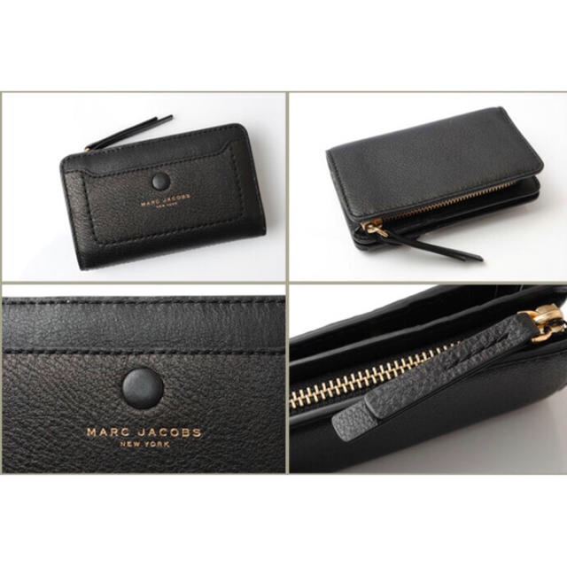 MARC JACOBS(マークジェイコブス)の【新品・未使用】マークジェイコブス MARC JACOBS 折財布 ブラック レディースのファッション小物(財布)の商品写真