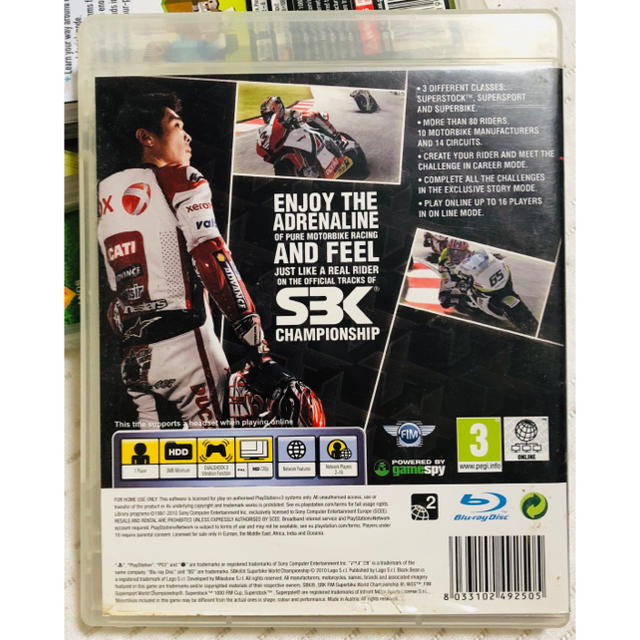 PlayStation3(プレイステーション3)のPS3  SBKX superbike world chanpionship  エンタメ/ホビーのゲームソフト/ゲーム機本体(家庭用ゲームソフト)の商品写真