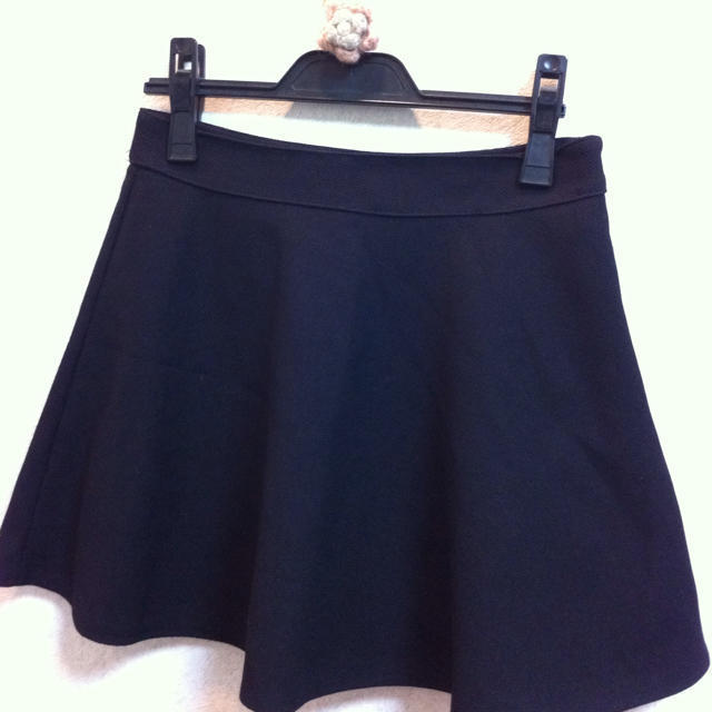 韓国で購入♡ブラック♡フレアスカート♡ レディースのスカート(ミニスカート)の商品写真