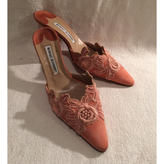 MANOLO BLAHNIK - マノロブラニク ミュール 37の通販 by ニンフィア｜マノロブラニクならラクマ