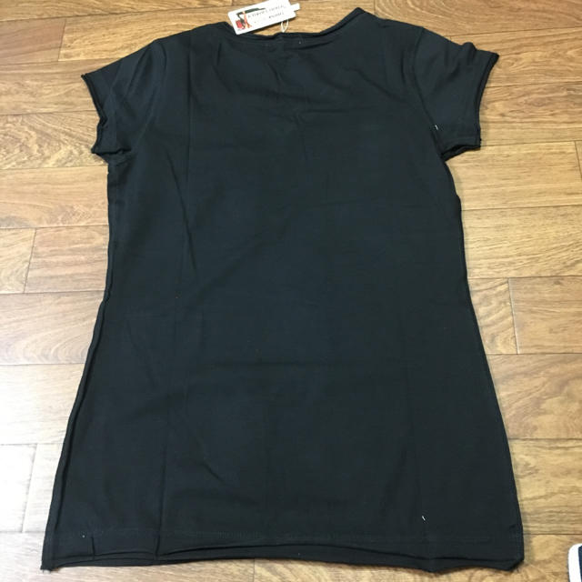 Tシャツ ブラック XXL レディースのトップス(Tシャツ(半袖/袖なし))の商品写真