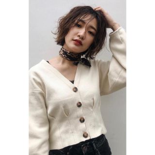 マウジー(moussy)のmoussyカーディガン スカーフセット(カーディガン)