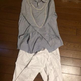 ユニクロ(UNIQLO)のユニクロストライプシャツ(シャツ/ブラウス(長袖/七分))