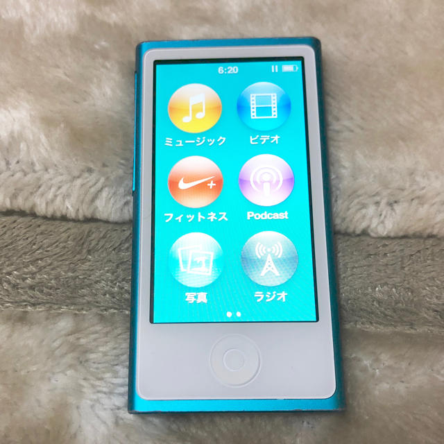 iPod touch(アイポッドタッチ)のiPod ブルー スマホ/家電/カメラのオーディオ機器(ポータブルプレーヤー)の商品写真