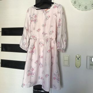 プライムパターン(PRIME PATTERN)の新品♡花柄ピンクワンピース(ひざ丈ワンピース)