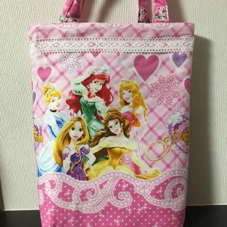 お値下げ☆プリンセスの縦長レッスンバク★(レッスンバッグ)