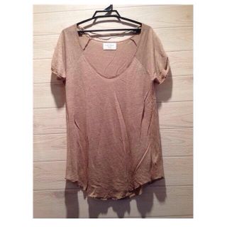 ザラ(ZARA)の値下げ！zara トップス(Tシャツ(半袖/袖なし))